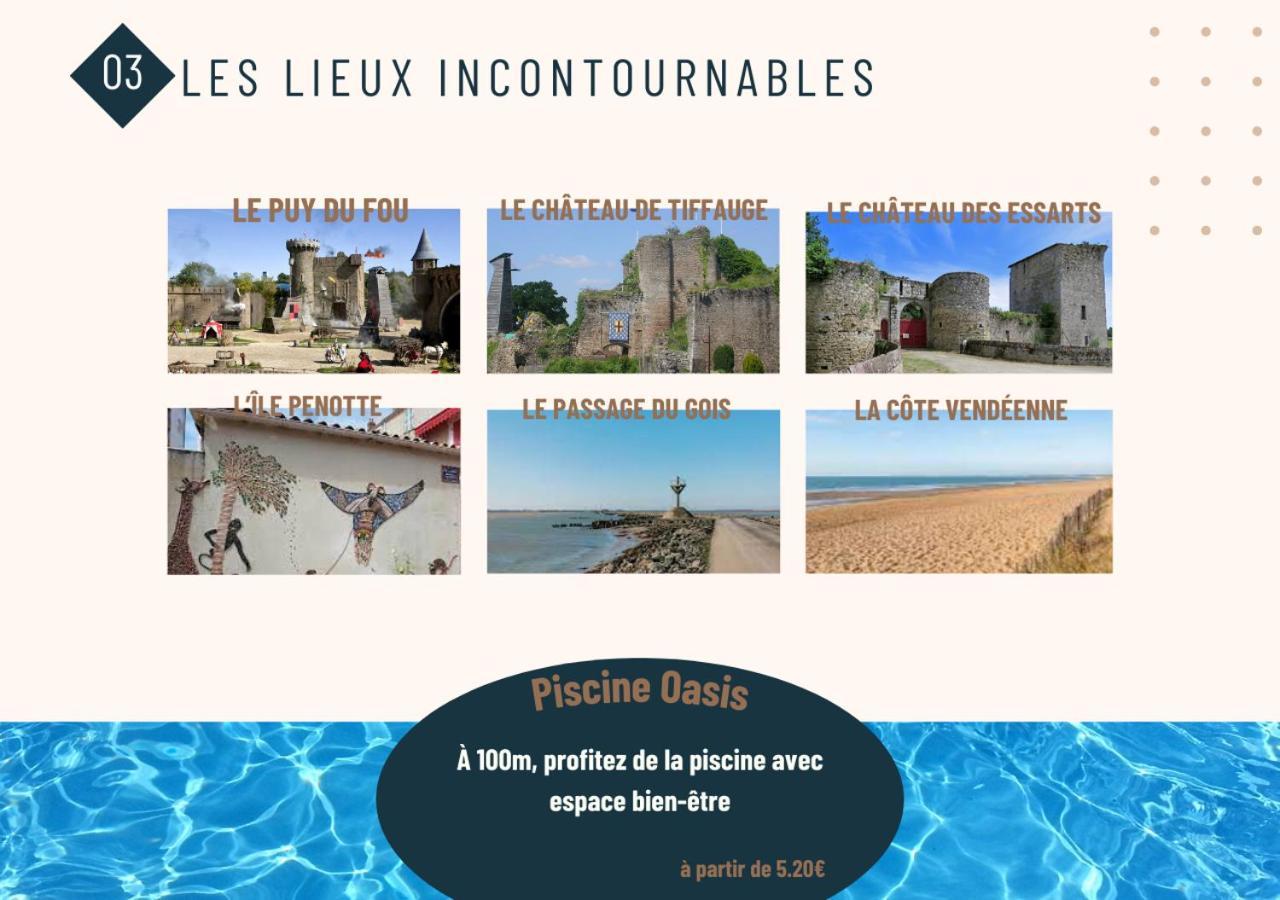 Entre Terre Et Mer Les Essarts  Esterno foto
